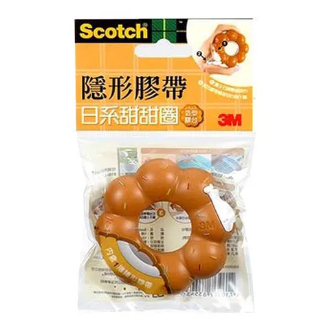 3M Scotch 810BD 甜甜圈膠台 日系蜜糖波堤